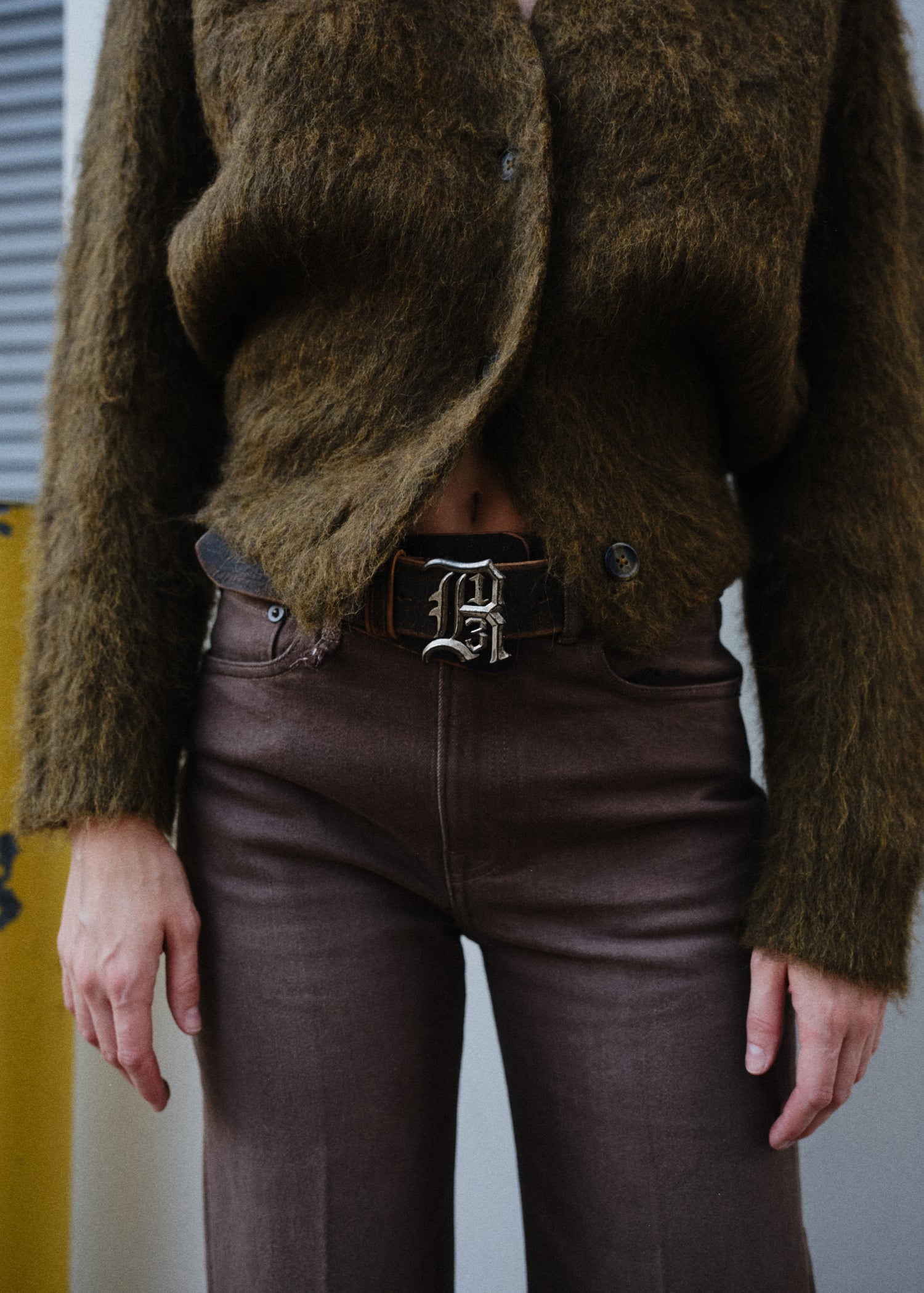 Fuzzy Cropped Cardigan