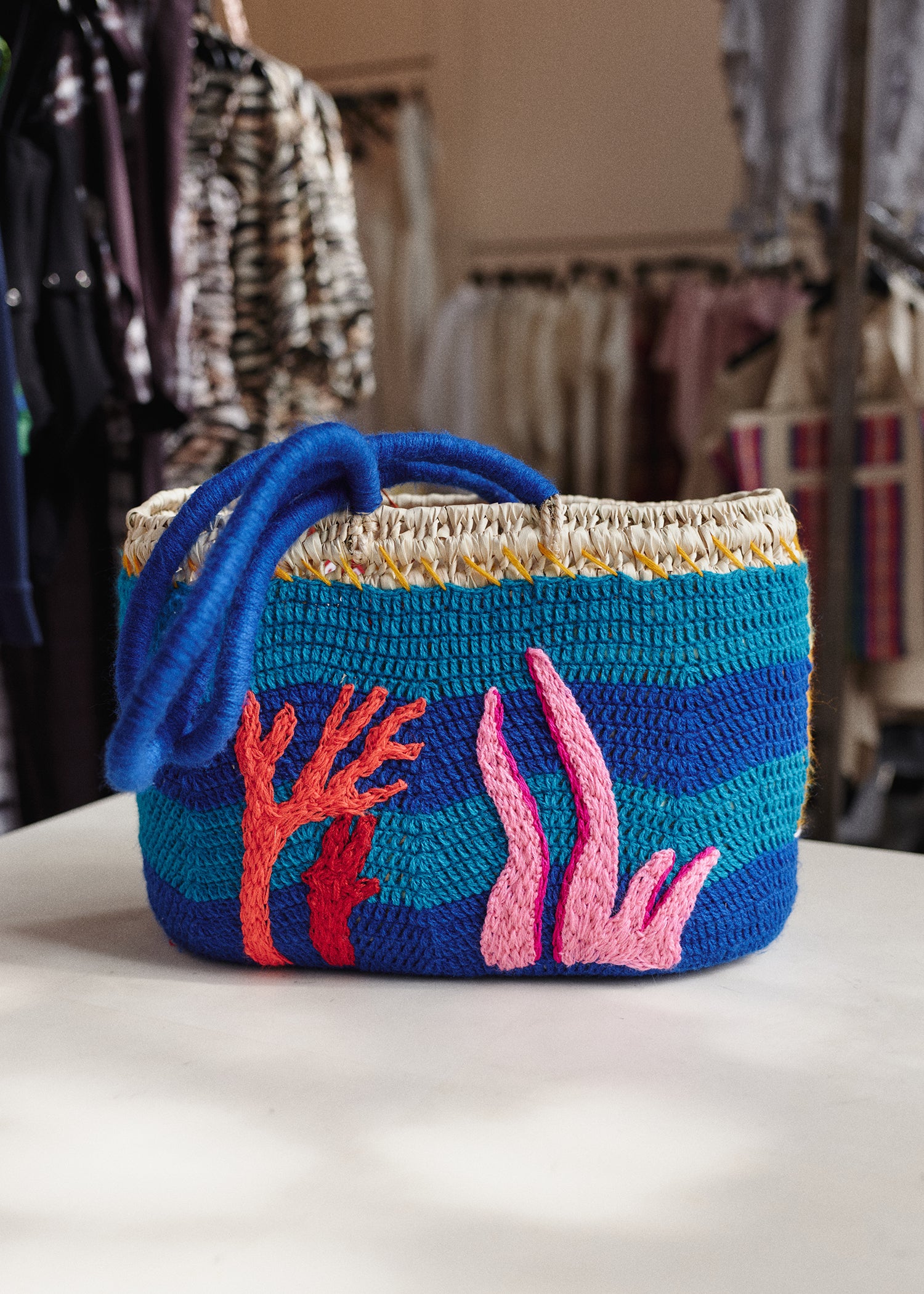 Sunbather Straw Tote