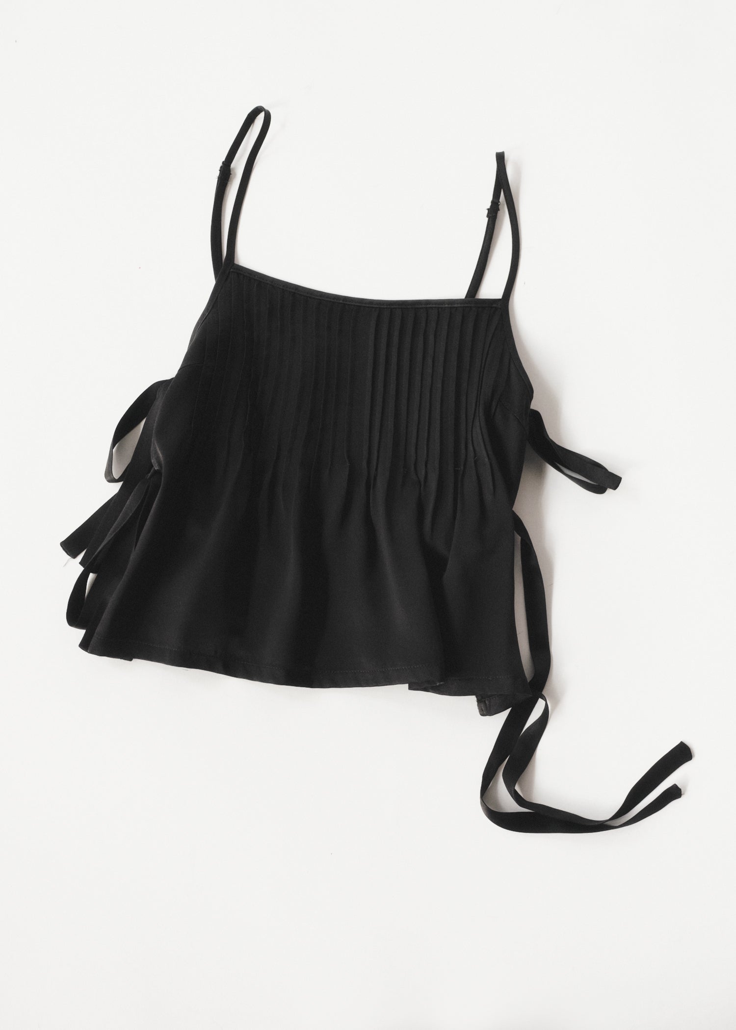 Cropped Tie Side Cami